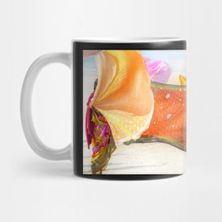 Saris on Gokarna beach Mug